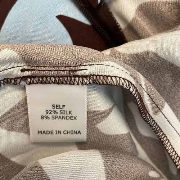 La Ligne Blue Strapless Silk Midi Dress Size Small New Retails $595 - Picture 6 of 6